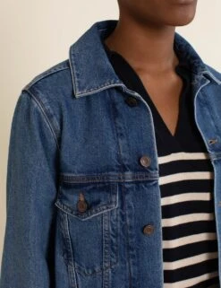 Organic Cotton Denim Jacket -Marksandspencer Sale Store SD 10 T83 3118 HP X EC 1
