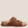WHITE STUFF Suede Buckle Flat Sandals -Marksandspencer Sale Store SD 10 T83 3137W N4 X EC 0
