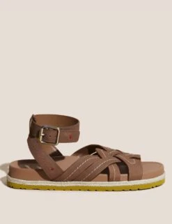 WHITE STUFF Leather Strappy Flat Sandals