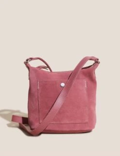 WHITE STUFF Suede Mini Cross Body Bag