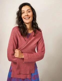 WHITE STUFF Cotton Rich Knitted Edge To Edge Cardigan 8 WHITE STUFF Cotton Rich Knitted Edge To Edge Cardigan -Marksandspencer Sale Store SD 10 T83 4058W A0 X EC 2