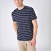 Pure Cotton Striped Crew Neck T-Shirt -Marksandspencer Sale Store SD 10 T83 4602M E4 X EC 0
