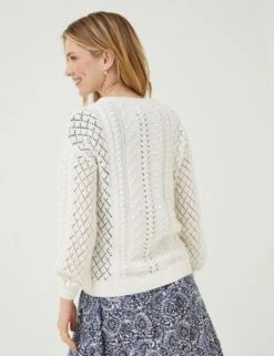 Pure Cotton Crew Neck Jumper -Marksandspencer Sale Store SD 10 T83 4802W V0 X EC 1