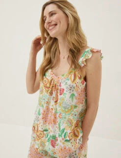 Floral Cami Top -Marksandspencer Sale Store SD 10 T83 4972W Y8 X EC 1