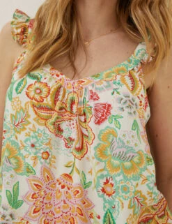 Floral Cami Top -Marksandspencer Sale Store SD 10 T83 4972W Y8 X EC 3