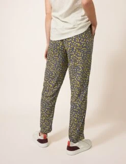 WHITE STUFF Printed Tapered Ankle Grazer Trousers -Marksandspencer Sale Store SD 10 T83 5403W D4 X EC 3
