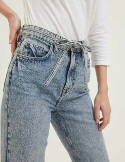 Belted Straight Leg Jeans -Marksandspencer Sale Store SD 10 T83 5515W E0 X EC 2