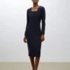 Square Neck Midi Tailored Dress -Marksandspencer Sale Store SD 10 T83 5657W F0 X EC 0
