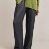 Ghost Satin Drawstring Straight Leg Trousers -Marksandspencer Sale Store SD 10 T83 5945W T0 X EC 0