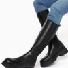 Dune London Leather Chunky Flatform Knee High Boots -Marksandspencer Sale Store SD 10 T83 6061S Y0 X EC 0