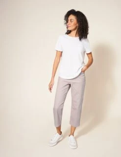 WHITE STUFF Striped Straight Leg Cropped Jeans -Marksandspencer Sale Store SD 10 T83 6083W A4 X EC 3