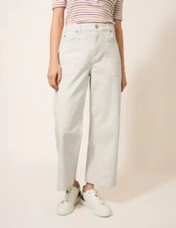 WHITE STUFF Wide Leg Cropped Jeans -Marksandspencer Sale Store SD 10 T83 6086W K0 X EC 1