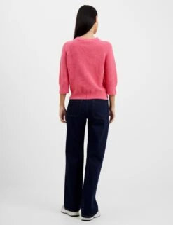 French Connection Pure Cotton Ribbed Sweatshirt -Marksandspencer Sale Store SD 10 T83 6213W A0 X EC 2