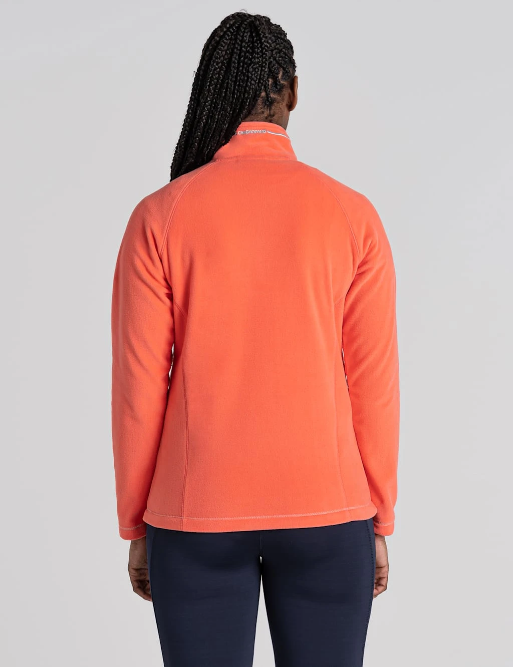 Craghoppers Fleece Funnel Neck Half Zip Sweatshirt 3 Craghoppers Fleece Funnel Neck Half Zip Sweatshirt - Image 3