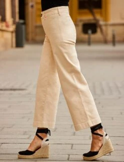 High WaistedWide Leg Cropped Jeans -Marksandspencer Sale Store SD 10 T83 6563W NZ X EC 2