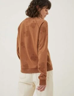 Pure Cotton Embroidered Sweatshirt -Marksandspencer Sale Store SD 10 T83 6911W N0 X EC 1