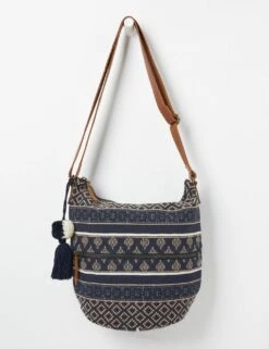 Cotton Rich Geometric Tote Bag