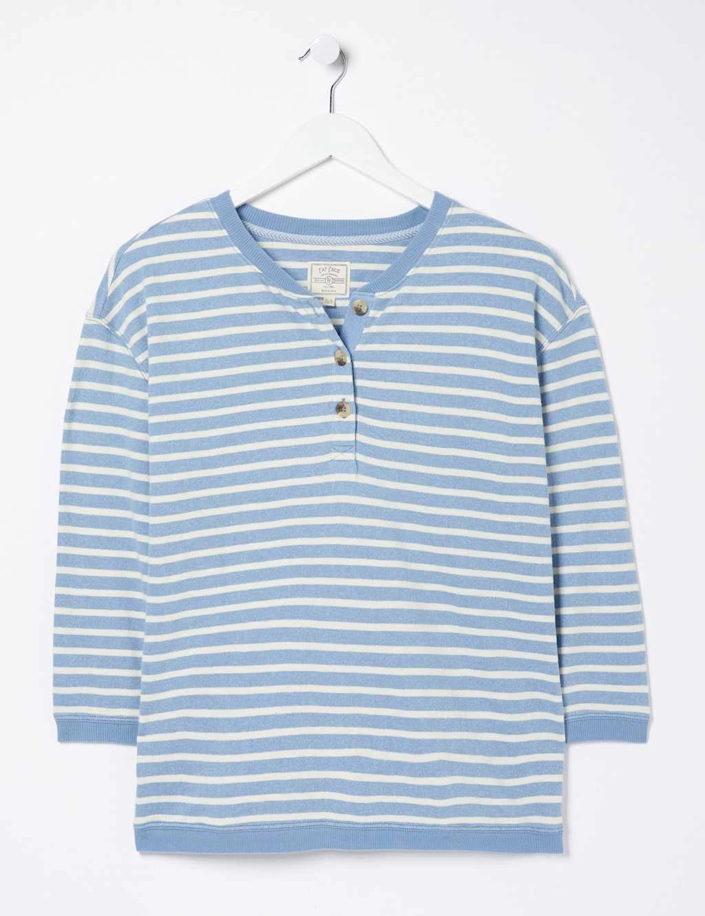 Pure Cotton Striped Sweatshirt 2 Pure Cotton Striped Sweatshirt - Image 2