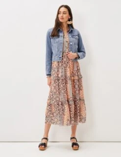 Denim Cropped Jacket