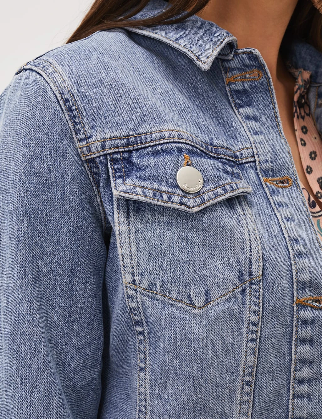 Denim Cropped Jacket 3 Denim Cropped Jacket - Image 3