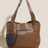 WHITE STUFF Leather Tote Bag -Marksandspencer Sale Store SD 10 T83 7645 VS X EC 0