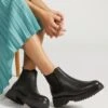 Jones Bootmaker Leather Chelsea Flatform Ankle Boots -Marksandspencer Sale Store SD 10 T83 8520 Y0 X EC 0