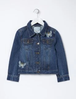 Denim Embroidered Jacket (3-13 Yrs)