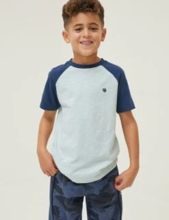 3pk Pure Cotton T-Shirts (3-13 Yrs) -Marksandspencer Sale Store SD 10 T94 4002 J0 X EC 4