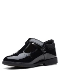 Clarks Patent Mary Jane School Shoes (7 Small - 12 Small) -Marksandspencer Sale Store SD 10 T94 6106 Y1 X EC 3