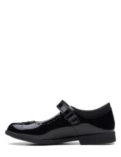 Clarks Kids' Patent Leather Riptape School Shoes (13 Small - 4 Large) -Marksandspencer Sale Store SD 10 T94 6110 Y1 X EC 4