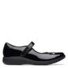 Clarks Kids' Patent Riptape School Shoes 11 Clarks Kids' Patent Riptape School Shoes -Marksandspencer Sale Store SD 10 T94 6292 Y1 X EC 0