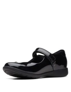 Clarks Kids' Patent Riptape School Shoes -Marksandspencer Sale Store SD 10 T94 6292 Y1 X EC 1