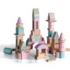 Wooden Castle Blocks Set (4+ Yrs) -Marksandspencer Sale Store SD 10 T96 7025 NC X EC 0
