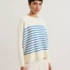 Sadie Striped Round Neck Jumper -Marksandspencer Sale Store Sadie Striped Round Neck Jumper