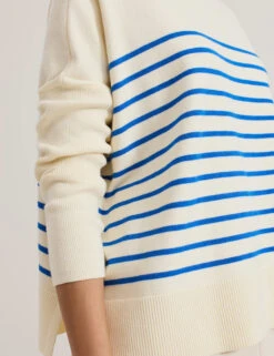 Sadie Striped Round Neck Jumper -Marksandspencer Sale Store Sadie Striped Round Neck Jumper 4