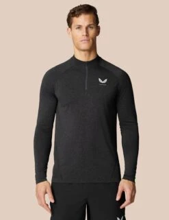 CASTORE Seam Free Half Zip Funnel Neck Sweatshirt