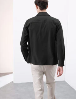 Seersucker Overshirt -Marksandspencer Sale Store Seersucker Overshirt 3