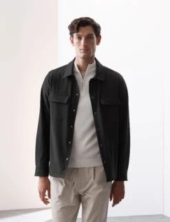 Seersucker Overshirt -Marksandspencer Sale Store Seersucker Overshirt 5