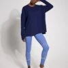 Shelby Crew Neck Step Hem Relaxed Sweatshirt -Marksandspencer Sale Store Shelby Crew Neck Step Hem Relaxed Sweatshirt