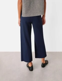 Whistles Side Zip Wide Leg Cropped Trousers -Marksandspencer Sale Store Side Zip Wide Leg Cropped Trousers 3