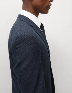 Skinny Fit Check Suit Jacket -Marksandspencer Sale Store Skinny Fit Check Suit Jacket 6