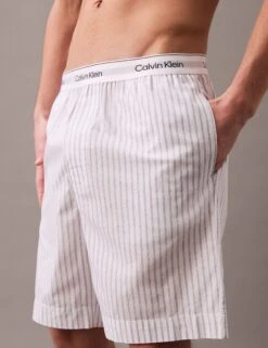 Calvin Klein Sleep Pure Cotton Striped Pyjama Shorts -Marksandspencer Sale Store Sleep Pure Cotton Striped Pyjama Shorts 2