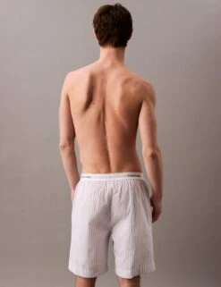 Calvin Klein Sleep Pure Cotton Striped Pyjama Shorts -Marksandspencer Sale Store Sleep Pure Cotton Striped Pyjama Shorts 6