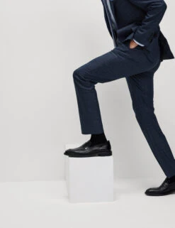 Slim Fit Check Suit Trousers -Marksandspencer Sale Store Slim Fit Check Suit Trousers 5