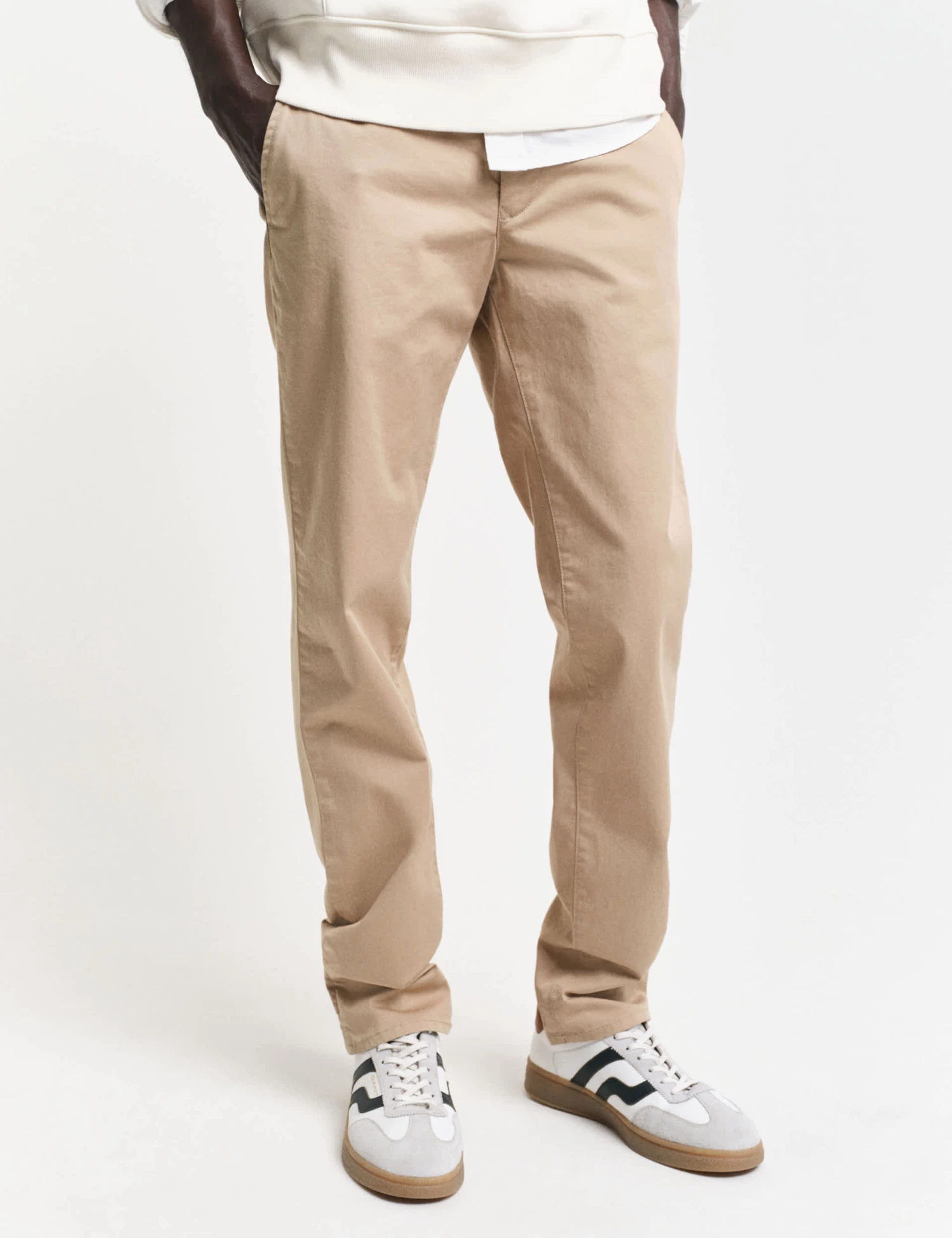 Gant Slim Fit Cotton Rich Chinos 4 Gant Slim Fit Cotton Rich Chinos - Image 4
