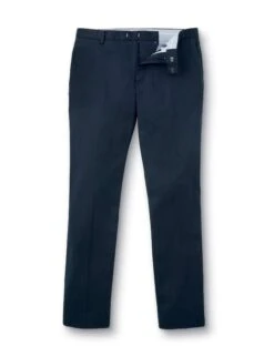 Slim Fit Cotton Rich Textured Trousers -Marksandspencer Sale Store Slim Fit Cotton Rich Textured Trousers 1