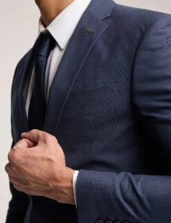 Ted Baker Slim Fit Linen Blend Suit Jacket -Marksandspencer Sale Store Slim Fit Linen Blend Suit Jacket 4