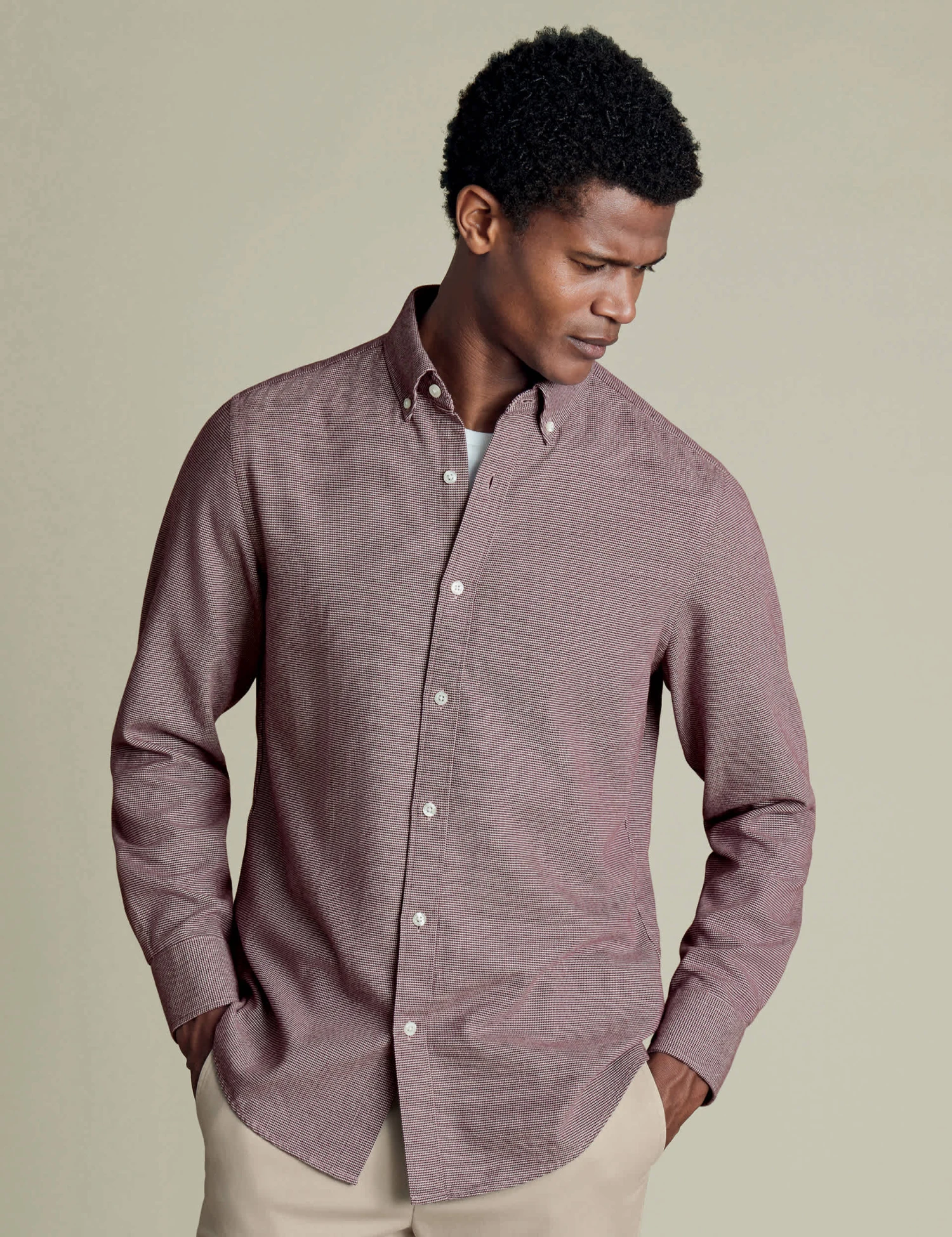 Slim Fit Pure Cotton Check Flannel Shirt 1 Slim Fit Pure Cotton Check Flannel Shirt