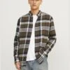 Jack & Jones Slim Fit Pure Cotton Checked Overshirt 8 Jack & Jones Slim Fit Pure Cotton Checked Overshirt -Marksandspencer Sale Store Slim Fit Pure Cotton Checked Overshirt