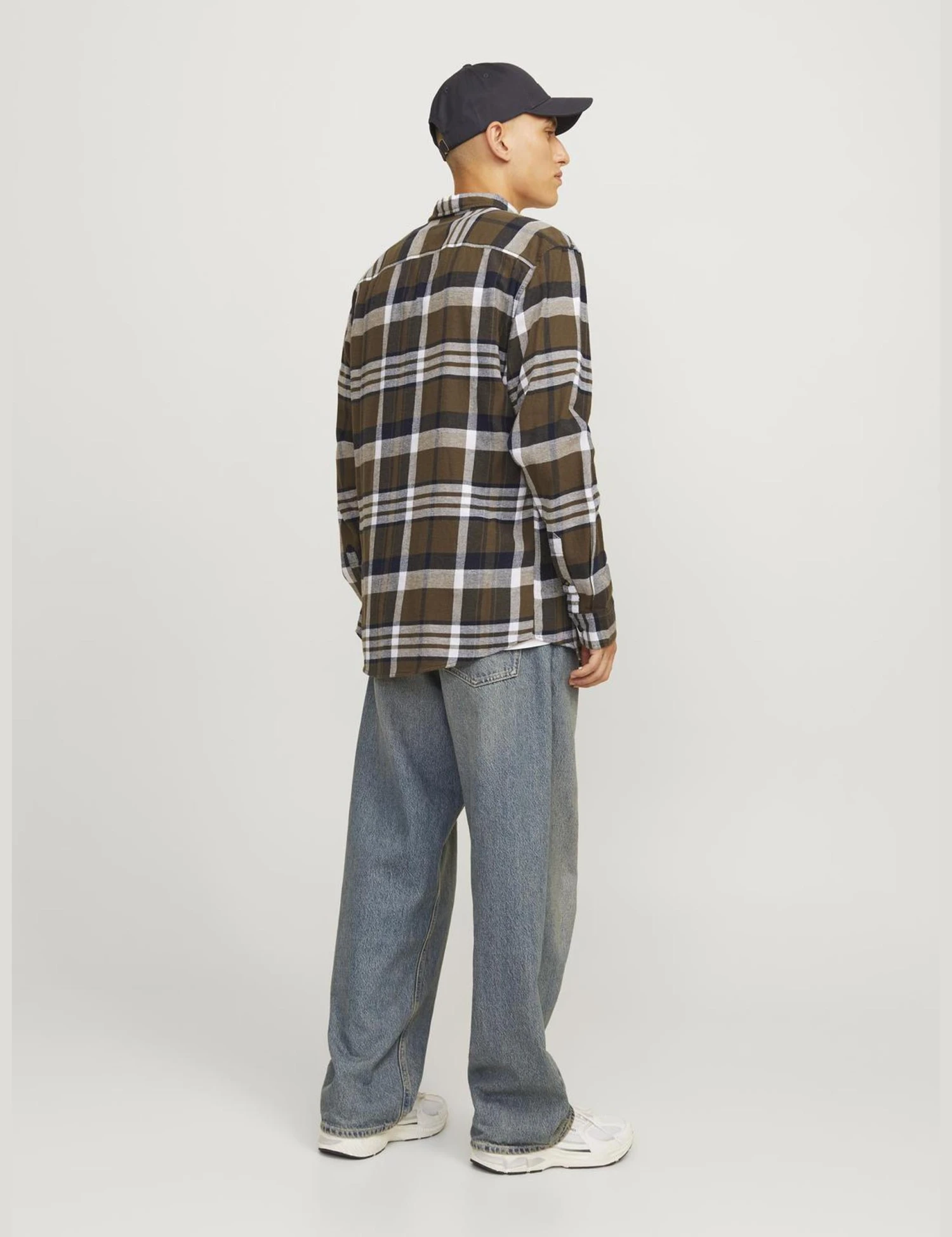 Jack & Jones Slim Fit Pure Cotton Checked Overshirt 5 Jack & Jones Slim Fit Pure Cotton Checked Overshirt - Image 5